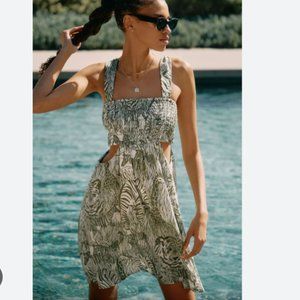 Brand New The Piper Bandeau Cutout Mini Dress